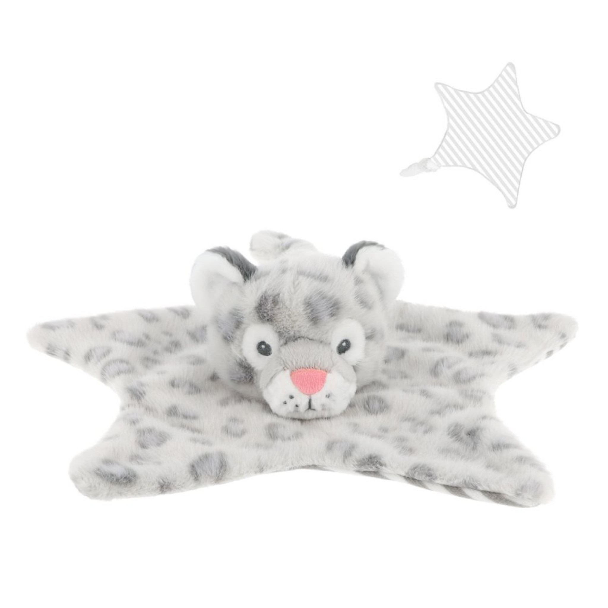 KeelEco Snow Leopard Comforter – by Keel Toys (32cm)