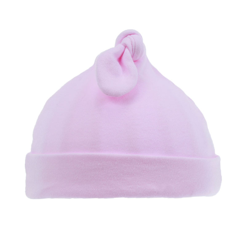 Pink Knotty Hat – by Soft Touch (0–6 Months) - Image 2