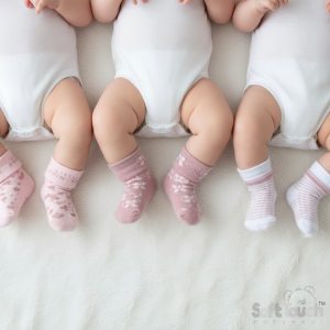 Princess Triple Pack of Socks – by Soft Touch (Newborn–12 Months)
