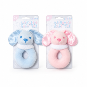 Bunny Rattle Toy – by Soft Touch