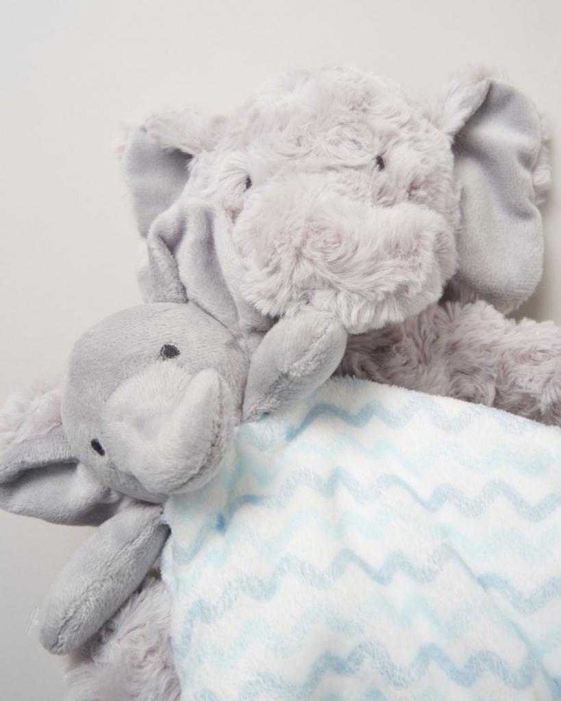 Elephant Toy and Comforter Set – by Snuggle Tots - Image 2