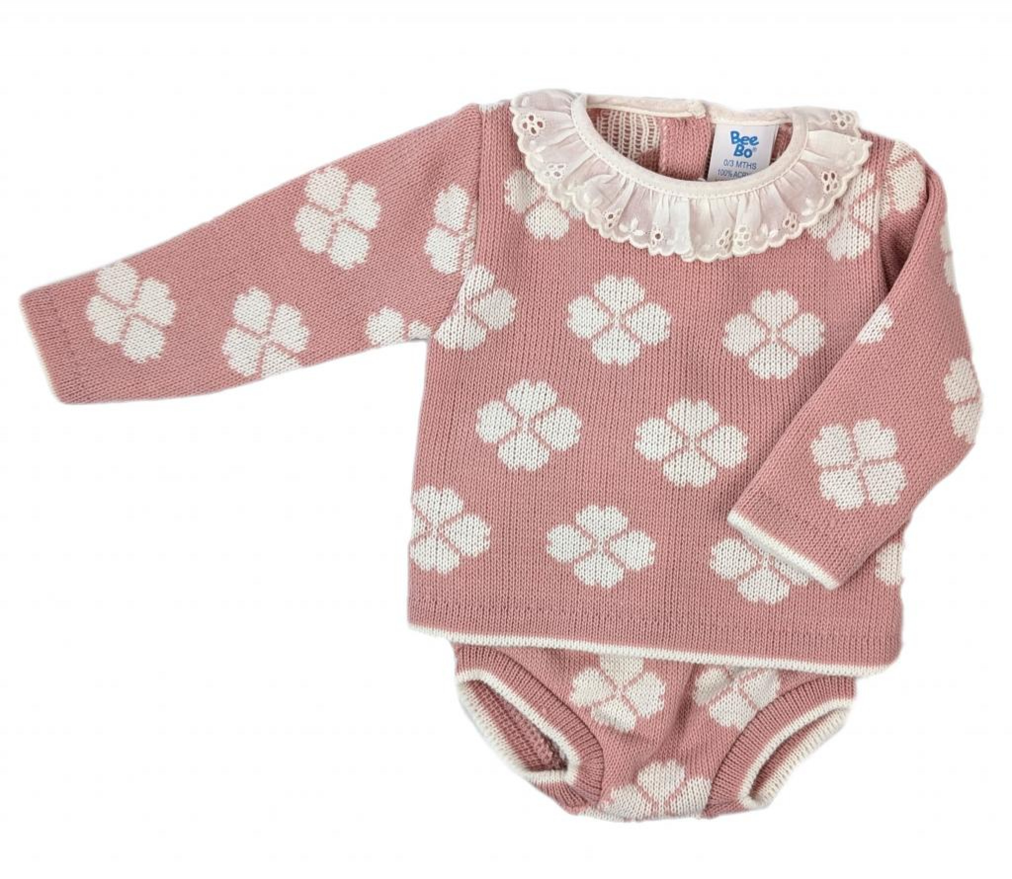 Double Knit Shamrock Jam Pant Set – by Bee Bo (0–9 Months) - Image 2