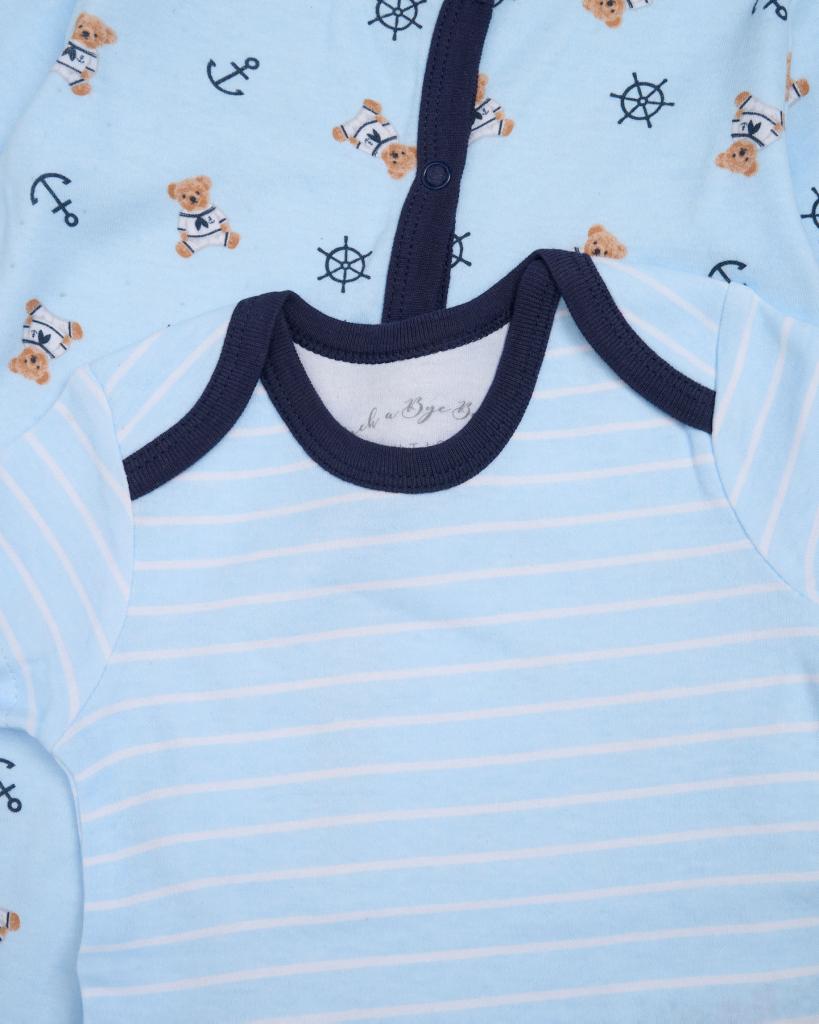 Teddy Box 5 Piece Layette Set – by Rock a Bye Boutique (Newborn –6 Months) - Image 5