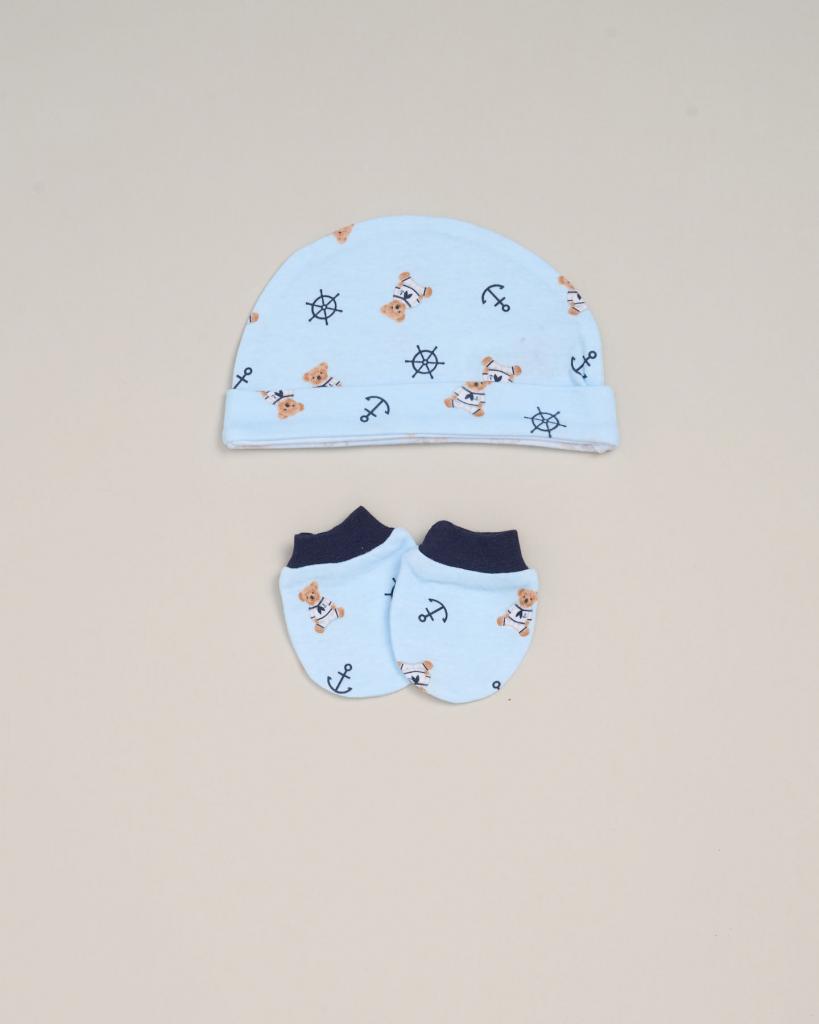 Teddy Box 5 Piece Layette Set – by Rock a Bye Boutique (Newborn –6 Months) - Image 6