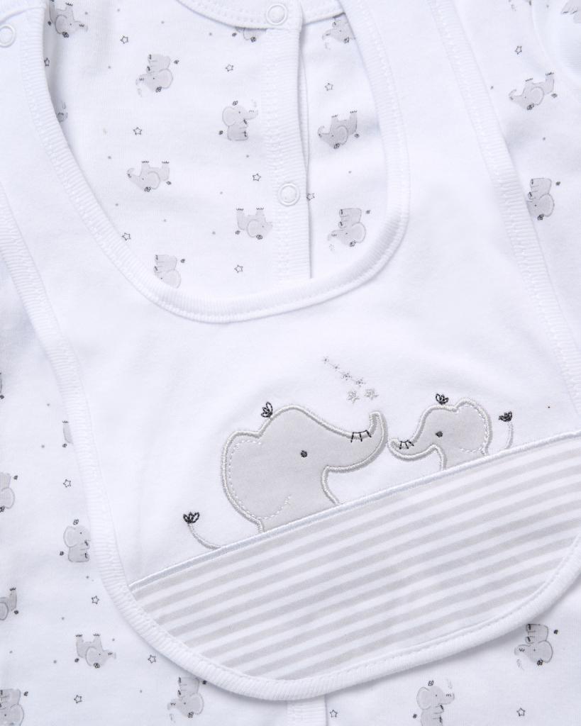 “Elephant 5 Piece Layette Set – by Rock a Bye Boutique (Newborn –6 Months) - Image 5