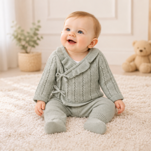 Wrap Two-Piece Set – by Rock-a-Bye Baby (0–12 Months)