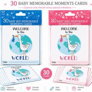Baby Moments Milestone Cards –  by Eurowrap